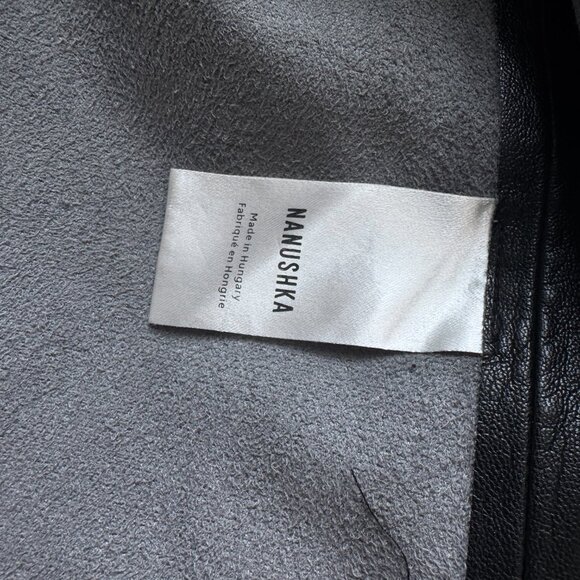 Pre-owned Nanushka vegan-leather long-sleeve shirt - size S - Picture 8 of 9
